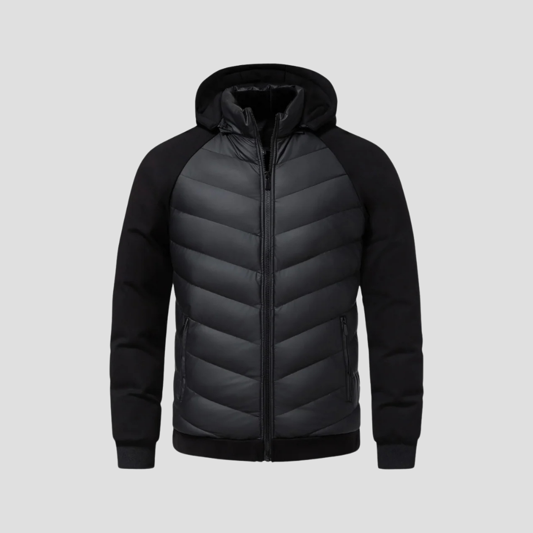Men's Hooded Jacket Puffer Down-Filled 6