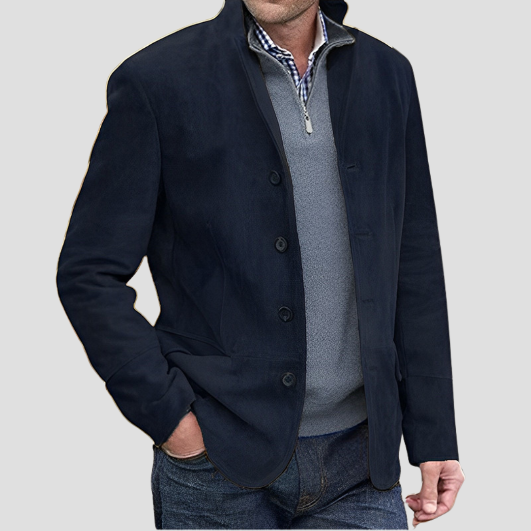 Men's Tweed Jacket Acrylic Smart Casual Button Front 3