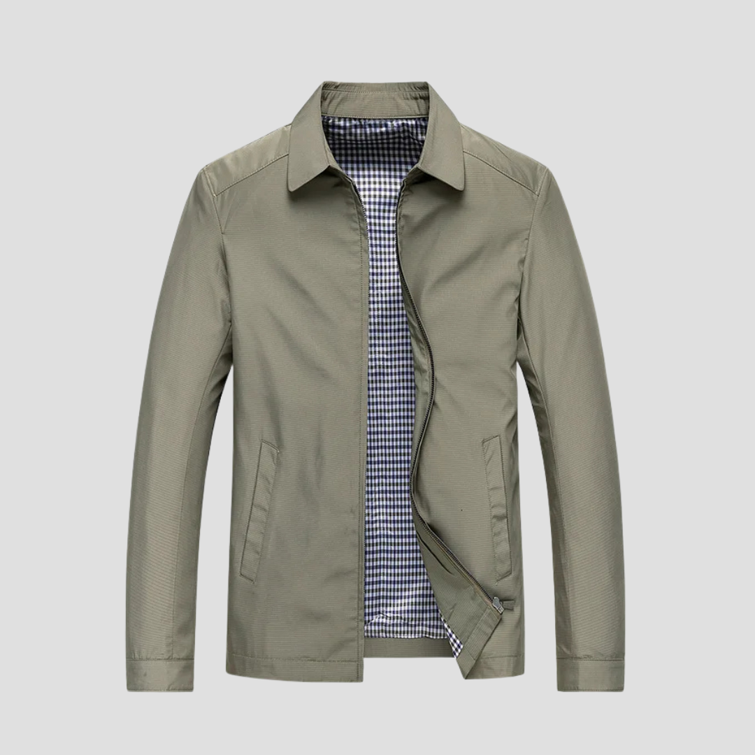 Men's Jacket Midweight Slim Fit Smart Casual with Structured Collar 0